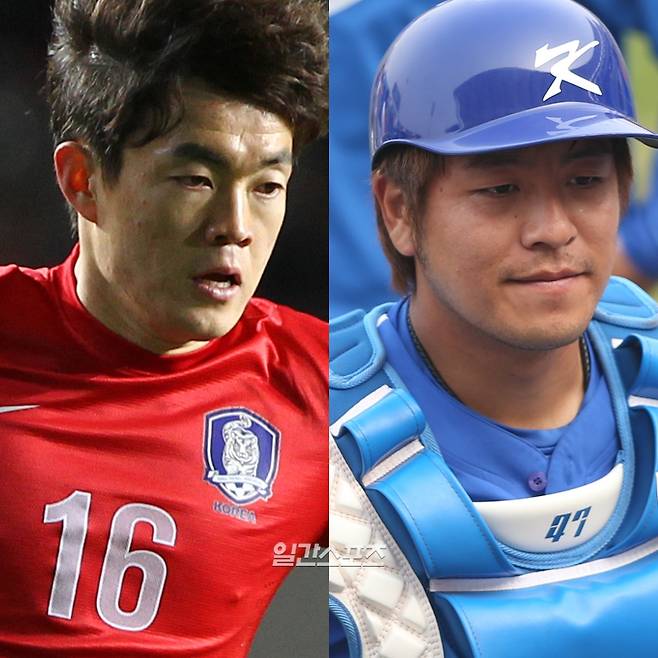 신광훈-강민호. IS 포토