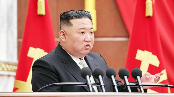 김정은 북한 국무위원장. 평양 노동신문=뉴스1