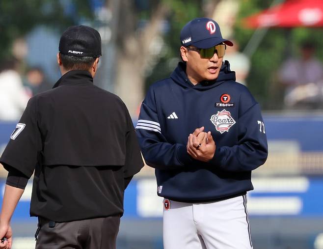 이승엽 감독. 연합뉴스