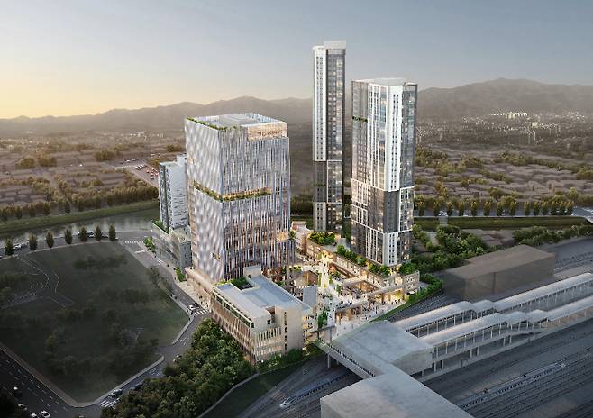 천안역세권 혁신지구 도시재생사업 조감도. 천안시 제공