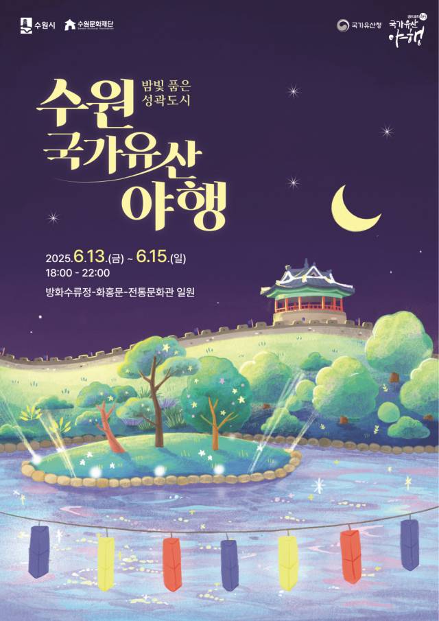 ▲‘2025 수원 국가유산 야행(夜行)’ 홍보물. ⓒ수원특례시