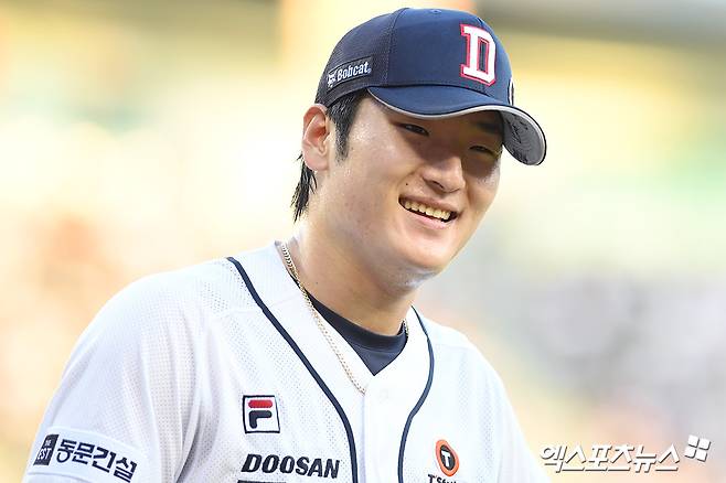 두산 베어스 토종 에이스 곽빈이 오는 6월 3일 서울 잠실야구장에서 열리는 KIA 타이거즈와의 경기에서 2025 시즌 페넌트레이스 첫 등판에 나선다. 사진 엑스포츠뉴스 DB