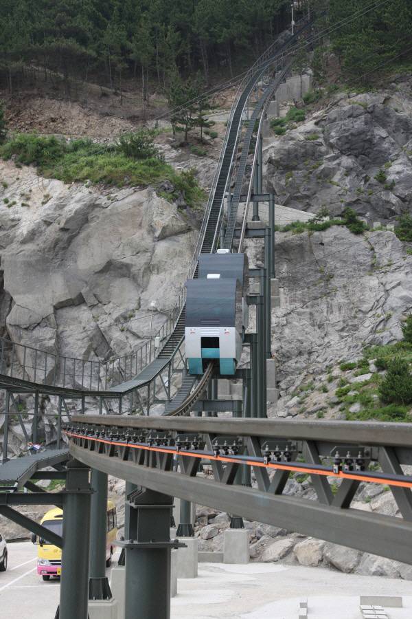 태하향목관광모노레일. 사진 울릉군.