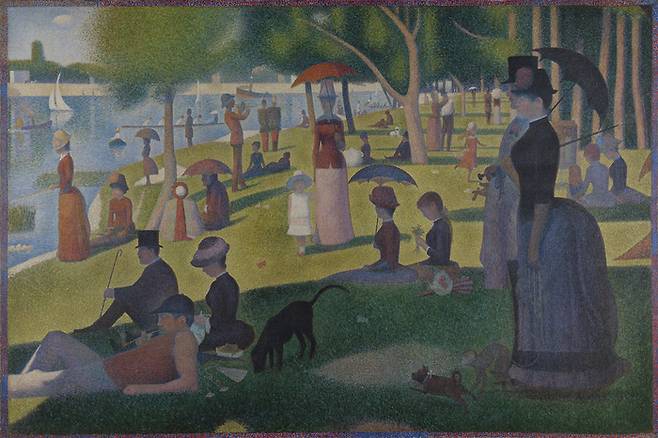 쇠라 'A Sunday on La Grande Jatte'