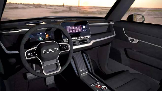 지프 2027년형 레니게이드 실내 예상도