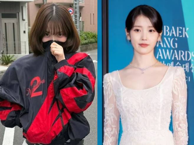 ‘2번’ 카리나 VS ‘좌’ 아이유, 연예계도 갈렸다 (사진: 카리나 SNS, bnt뉴스)