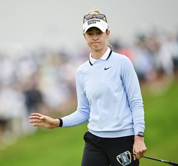 유해란, 고진영, 전인지, 박성현, 김효주, 최혜진, 양희영, 이정은6, 김아림, 윤이나, 황유민, 유현조 프로 등이 출전한 2025년 미국여자프로골프(LPGA) 투어 메이저대회 제80회 US여자오픈에서 준우승을 차지한 세계랭킹 1위 넬리 코다. 사진제공=USGA/Logan Whitton