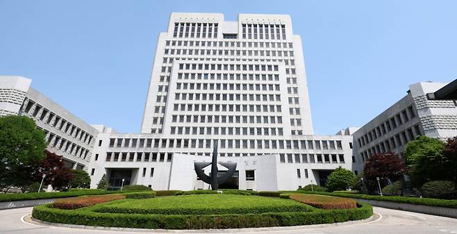 지난 14일 오전 서울 서초구 대법원 청사가 보이고 있다./사진=뉴시스