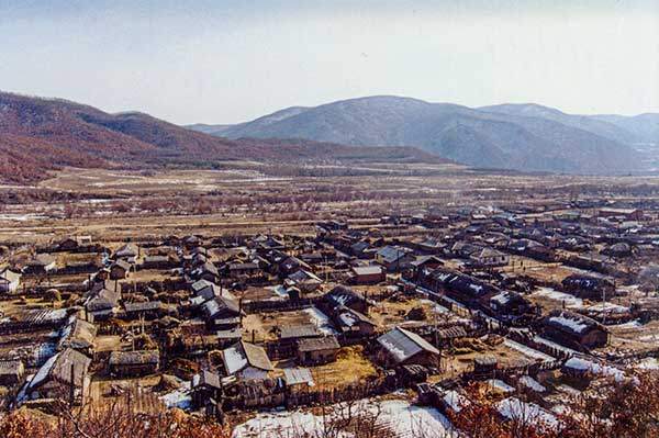 대표적인 조선족 마을인 정암촌의 옛 모습. 지금은 주택개량사업으로 모습이 많이 바뀌었다.