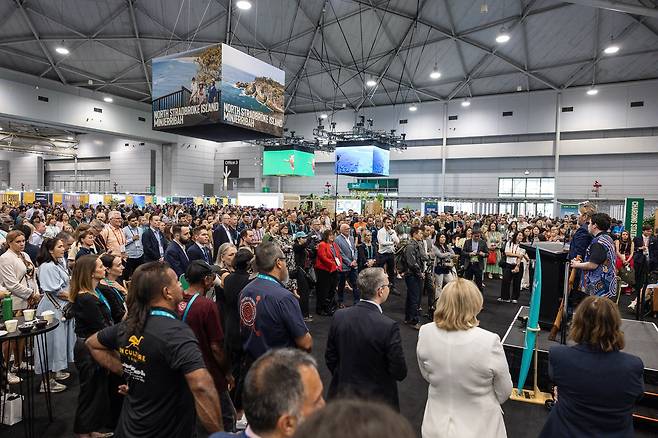 호주 브리즈번에서 열린 호주 최대 국제 관광 교역전ATE25. /호주정부관광청