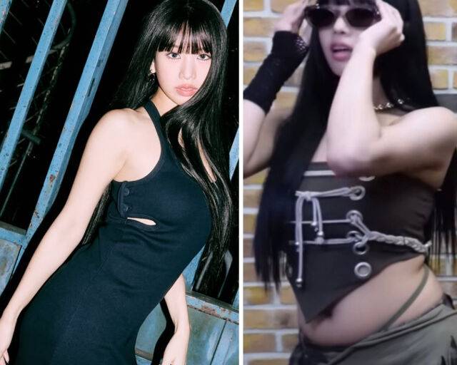 나띠가 과거 살이 쪘던 시절에 대해 언급했다. / (왼쪽) 나띠 소셜미디어, (오른쪽) 온라인 커뮤니티 캡처