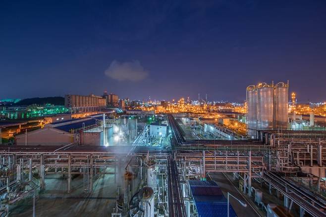 한화솔루션 케미칼 부문 울산 공장. 한화솔루션 제공