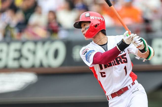 ▲ 좋은 활약을 하고도 아쉬운 견제사가 옥의 티로 남은 박찬호 ⓒKIA타이거즈