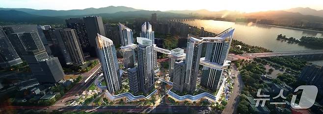 용산정비창 전면1구역 조감도(HDC현대산업개발 제공)