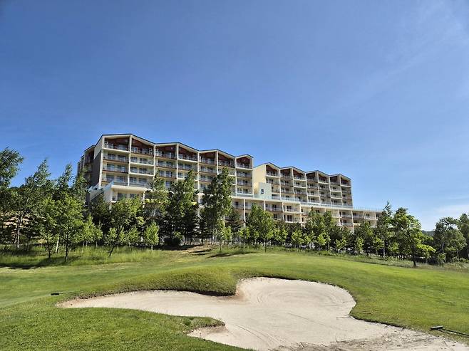 사계절 쾌적한 기후 조건을 갖춘 에코 포레스트 평창 전경.