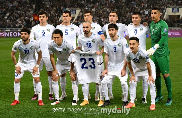 우즈베키스탄 대표팀/게티이미지코리아