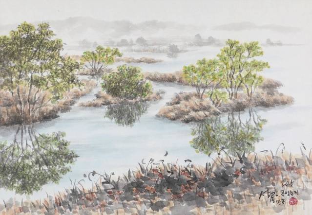 송만규 '섬진강 곡성습지'. 사진=작가 제공