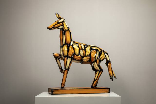 김우진의 전시 작품 중에서. 사진은 'Horse'(2024). 아트소향 제공