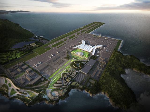 가덕신공항 조감도. 가덕도신공항건설공단 제공