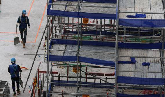 서울 마포구 한 공사 현장 모습.(사진=연합뉴스)