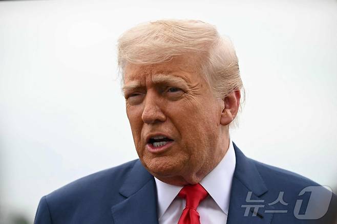 도널드 트럼프 미국 대통령. 2025.6.8 ⓒ AFP=뉴스1 ⓒ News1 강민경 기자
