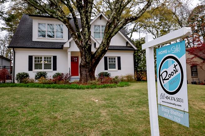 미국 조지아주 디케이터에 있는 한 주택 매물. /EPA=연합뉴스