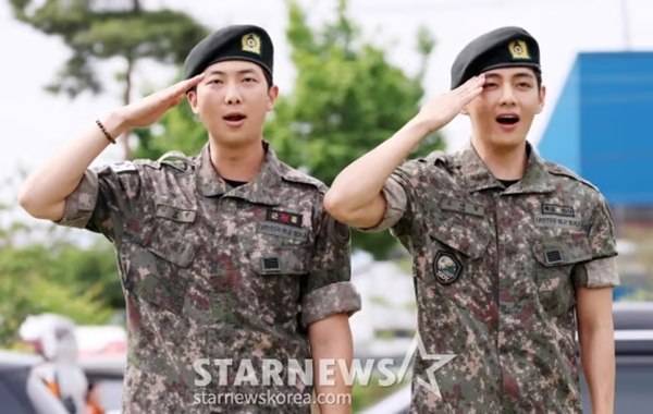 방탄소년단 RM(왼쪽), 뷔 / 사진=스타뉴스