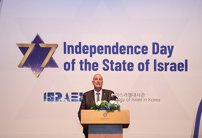 라파엘 하르파즈 주한 이스라엘 대사. 주한이스라엘대사관 제공