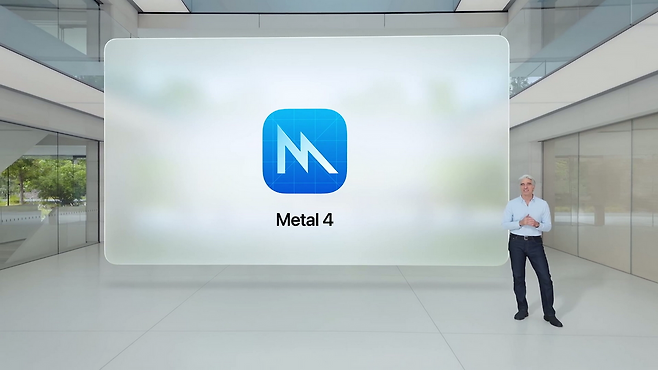 '메탈4' API가 맥OS 타호에 도입된다(출처=WWDC25 영상 캡처).