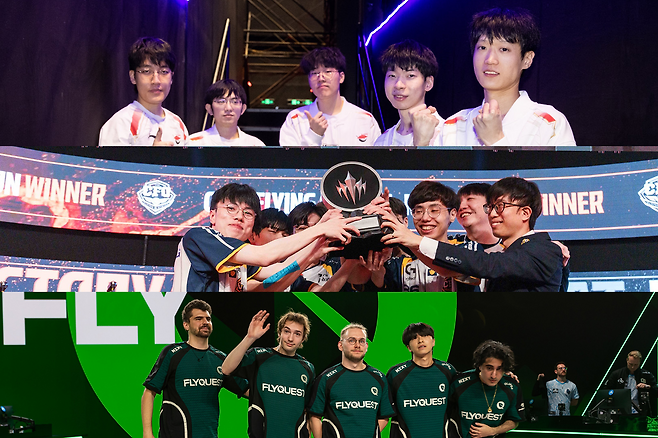 애니원즈 레전드-CTBC 플라잉 오이스터-플라이퀘스트(사진=LPL, LCP, LTA 노스)