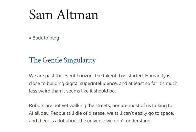 출처: 샘 올트먼 개인 블로그