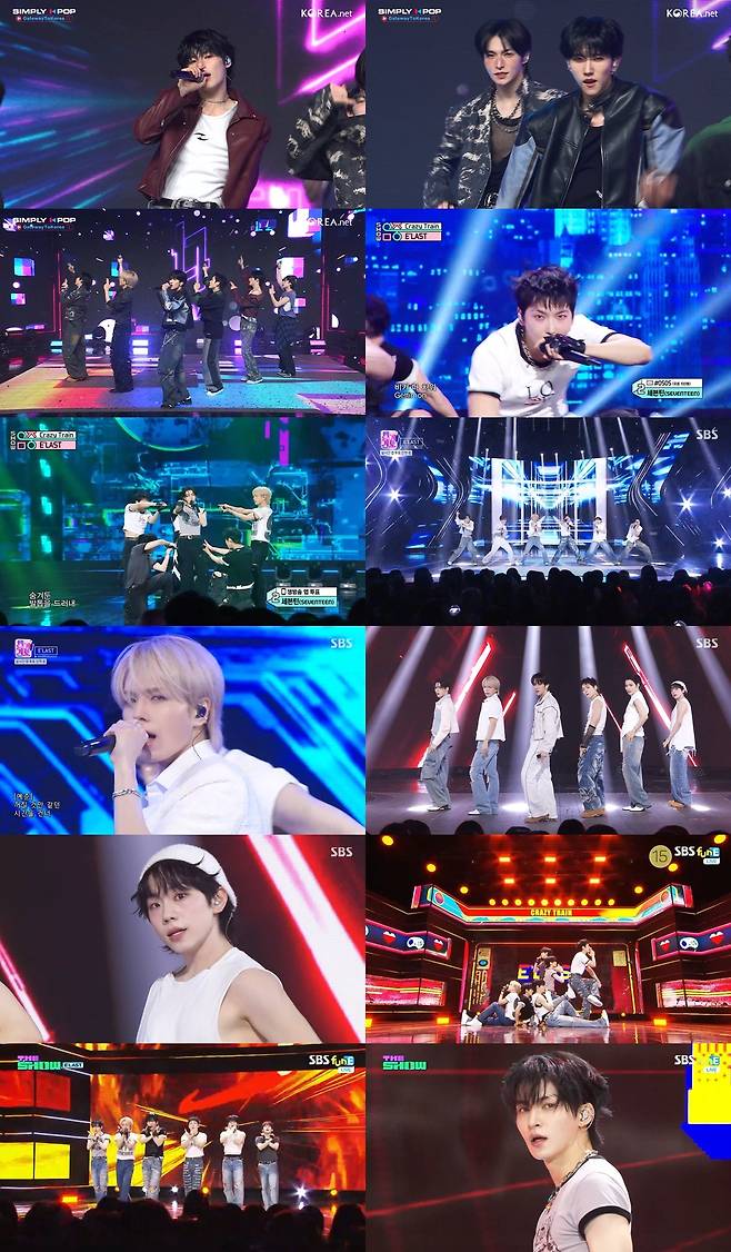 아리랑TV ‘심플리 케이팝’, MBC ‘쇼! 음악중심’, SBS ‘인기가요’, SBS funE ‘더쇼’ 방송 캡처