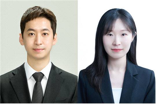 (왼쪽부터) 강준원 동국대 교수, 나규미 동국대 석사과정생. (사진 제공=동국대)