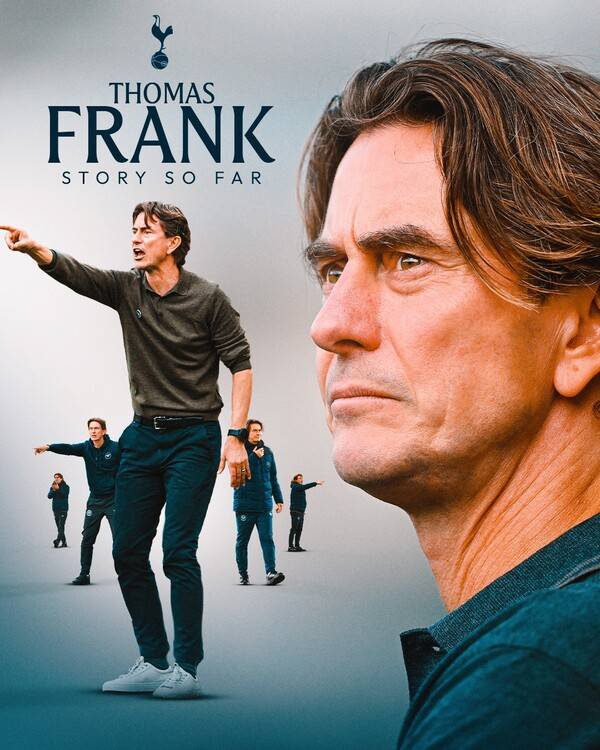 토트넘 홋스퍼 토마스 프랭크 감독. 사진┃토트넘 홋스퍼