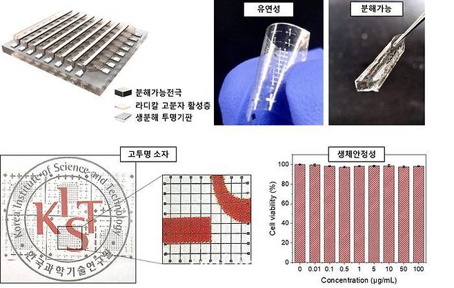 완벽히 사라지는 생채적합형 친환경 고성능 메모리 소자. ⓒ한국과학기술연구원
