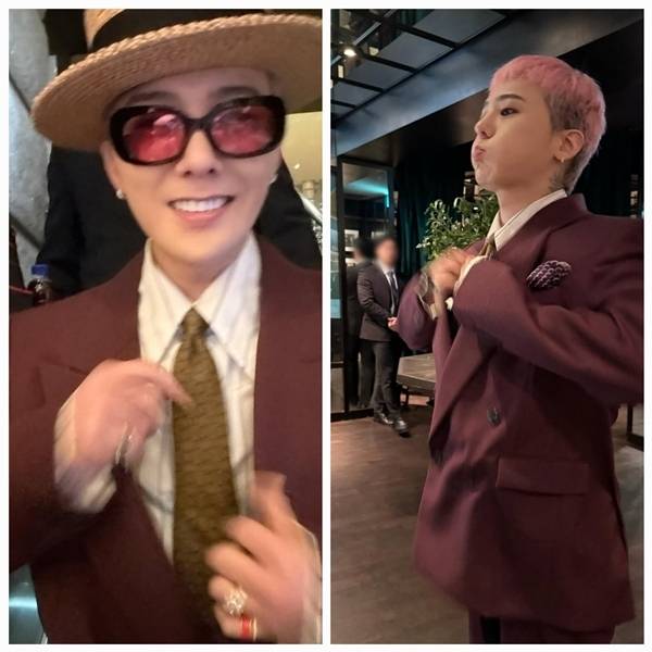 14일, GD는 자신의 SNS를 통해 ‘피스마이너스원 프리미엄 하이볼 론칭 파티’ 당시 비하인드 컷을 공개했다.