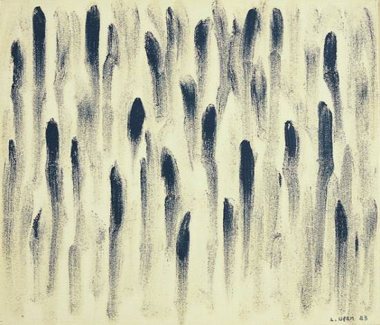 이우환 作 '선으로부터(From Line)'.