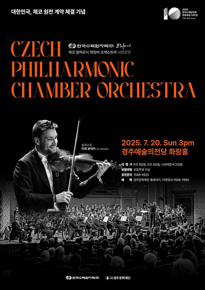 체코 필하모닉 체임버오케스트라. /한수원 제공