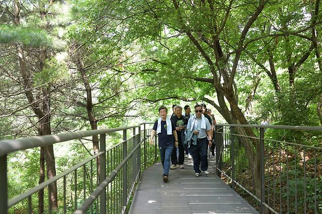 남산 데크길 산책