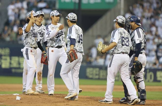 두산 베어스 선수단. /사진=두산 베어스 제공