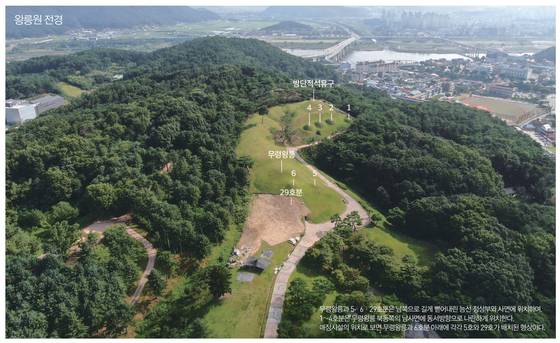 국가유산청 국립문화유산연구원 국립부여문화유산연구소가 17일 공주 무령왕릉과 왕릉원 1~4호분의 재조사 성과를 발표했다. 사진은 공주 무령왕릉과 왕릉원 전경. 사진 국가유산청