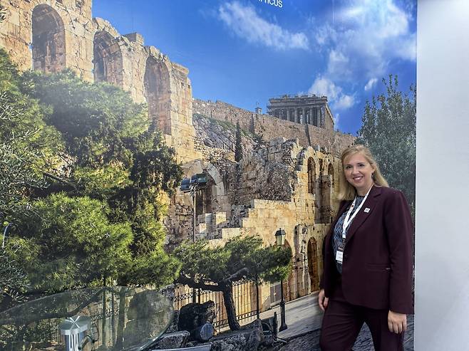 그리스 산토리니시 관광위원회 조지아 노미쿠 위원장