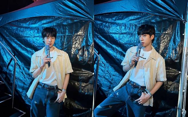 방탄소년단 진, '美의 남신' 완벽 라이브..전 세계 팬 환호