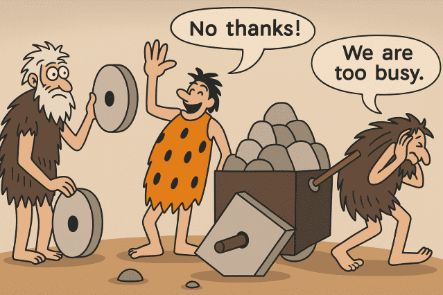 비효율의 숙달화 개념 (사진=챗GPT 이미지 생성기)