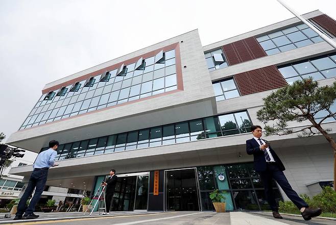 국정기획위원회가 출범한 16일 서울 종로구 정부서울청사 창성동 별관. 2025.06.16 뉴시스