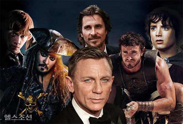 남성의 6가지 성격 유형을 알아볼 수 있는 테스트가 공개됐다. (왼쪽부터) 론 위즐리, 잭스페로우, 제임스 본드, 브루스 웨인, 막시무스, 프로도 배긴스./그래픽=김민선