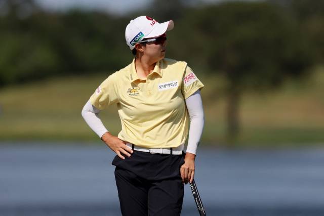 유해란과 같은 조에서 경기를 벌일 김효주. 사진 제공=AFP연합뉴스