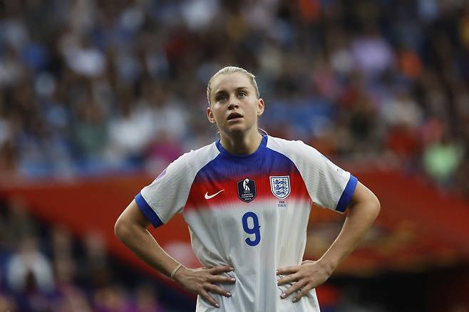 잉글랜드 여자 축구 대표인 아스널 소속 공격수 알레시아 루소. AP연합뉴스