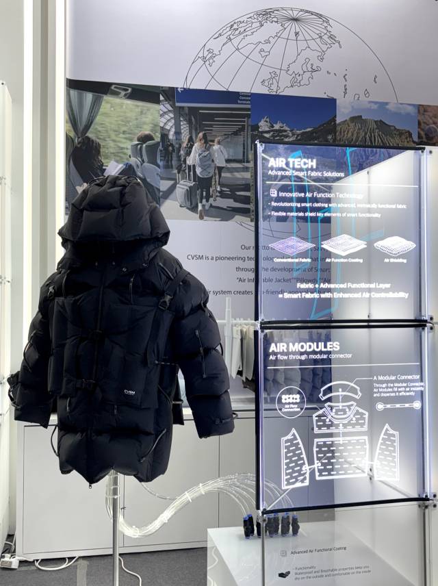 커버써먼의 에어테크 기술이 접목된 모듈형 에어재킷의 모습. 사진 제공=커버써먼