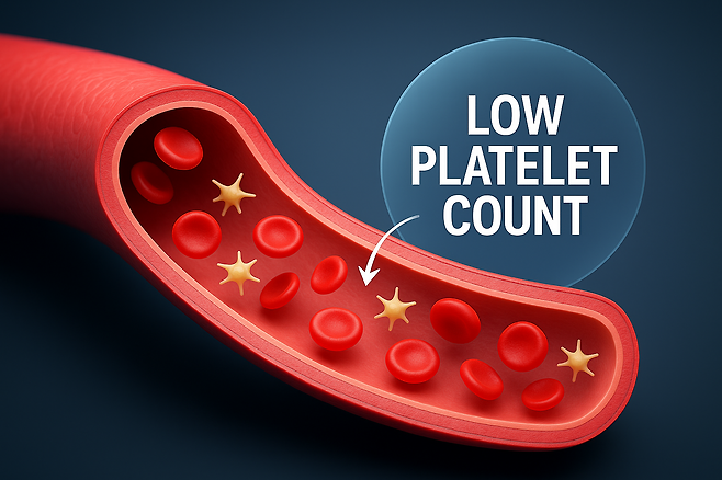 혈소판 감소된 혈관